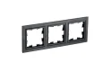 BRITE Рамка 3-мест. РУ-3-БрЧ черн. IEK BR-M32-K02