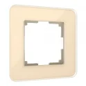 Рамка из стекла на 1 пост Elite айвори W0012443 Werkel a057882