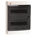 Щиток настенный RAM base 24м (2х12) с прозрачной дверцей IP41 белый DKC 84624