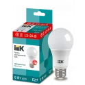 Лампа LED A60 груша 8Вт 12-24В 4000К E27 IEK LLE-A60-08-12-24-40-E27