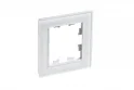 ATLASDESIGN NATURE 1-постовая РАМКА, ОРГАНИЧЕСКОЕ СТЕКЛО БЕЛЫЙ Systeme Electric ATN320101
