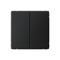 ARTGALLERY 2-клавишный ПЕРЕКЛЮЧАТЕЛЬ, сх.6/2, 10АХ, механизм, КАРБОН Systeme Electric GAL001065
