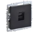 BRITE Роз. комп. RJ45 кат.6 РК11-БрЧ черн. IEK BR-K10-2-K02