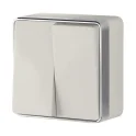 Выключатель двухклавишный Gallant (слоновая кость) W5020003 Werkel a051562
