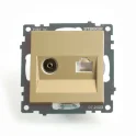 Feron Розетка GLS00-7106-08 на 2 гнездо STEKKER 49230