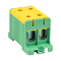 Клемма силовая вводная двойная КСВ 16-95 желто-зеленая PROxima EKF plc-kvs2-16-95-y-green