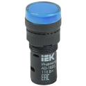 Лампа AD16DS(LED)матрица d16мм синий 230В AC IEK BLS10-ADDS-230-K07-16