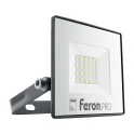 Прожектор светодиодный 20W 6400K IP65 AC230V/50Hz, черный, LL-1000 Feron 41538