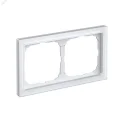 ARTGALLERY PURE 2-постовая РАМКА, ОРГАНИЧЕСКОЕ СТЕКЛО БЕЛЫЙ Systeme Electric GAL320102