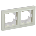 BRITE Рамка 2-мест. IP44 РУ-2-БрКр-44 беж. IEK BR-M22-44-K10