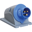MAGNUM Вилка стац. ССИ-513 16А-6ч 220В 2P+PE IP44 IEK PSN51-016-3