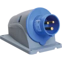 MAGNUM Вилка стац. ССИ-513 16А-6ч 220В 2P+PE IP44 IEK PSN51-016-3