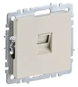 BRITE Роз. RJ45 комп.кат.6 РК11-БрКр беж. IEK BR-K10-2-K10
