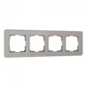 Рамка из стекла на 4 поста Elite дымчатый W0042417 Werkel a057877