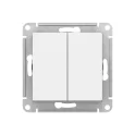 ВЫКЛЮЧАТЕЛЬ 2-клавишный, сх.5, 10АХ, механизм, БЕЛЫЙ Systeme Electric ATN000151
