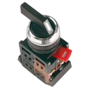 Переключатель АLСLR-22 черный 3 полож. I-O-II 1з+1р IEK BSW10-ALCLR-3-K02