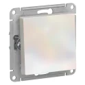 ATLASDESIGN 1-клавишный ВЫКЛЮЧАТЕЛЬ, сх.1, 10АХ, механизм, ЖЕМЧУГ Systeme Electric ATN000411