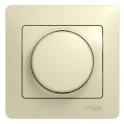 Светорегулятор (диммер) СП Glossa 300Вт Glossa поворот. в сборе беж. Systeme Electric GSL000234