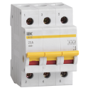Выключатель нагрузки (мини-рубильник) ВН-32 3Р 25А IEK MNV10-3-025