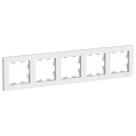 5-постовая РАМКА, универсальная, БЕЛЫЙ Systeme Electric ATN000105