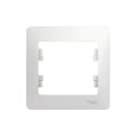 GLOSSA 1-постовая РАМКА, БЕЛЫЙ Systeme Electric GSL000101