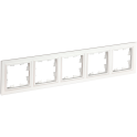 BRITE Рамка 5-мест. РУ-5-БрБ бел. IEK BR-M52-K01