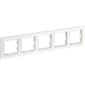 BRITE Рамка 5-мест. РУ-5-БрБ бел. IEK BR-M52-K01