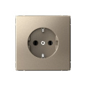 ARTGALLERY РОЗЕТКА с заземлением, 16А, механизм, ШАМПАНЬ Systeme Electric GAL000543