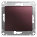 GLOSSA Переключатель одноклавишный схема 6 баклажановый Systeme Electric GSL001161