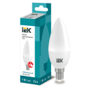 Лампа LED C35 свеча 7Вт 230В 4000К E14 IEK LLE-C35-7-230-40-E14