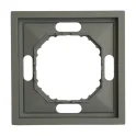 Рамка 1-местная (платиново-серый) soft touch Эмили STEKKER 49962