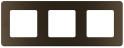 Рамка 3 поста - Inspiria - бронза Legrand 673959