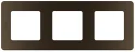 Рамка 3 поста - Inspiria - бронза Legrand 673959