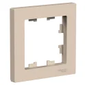 ATLASDESIGN 1-постовая РАМКА, ПЕСОЧНЫЙ Systeme Electric ATN001201