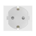 Розетка силовая 2Р+Е, со шторками, «Viva», 2 мод., цвет белый DKC 45005