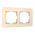 Рамка из стекла на 2 поста Elite айвори W0022443 Werkel a057883