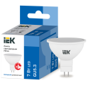 Лампа LED MR16 софит 7Вт 230В 6500К GU5.3 IEK LLE-MR16-7-230-65-GU5