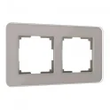 Рамка из стекла на 2 поста Elite дымчатый W0022417 Werkel a057875