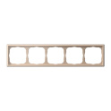 ARTGALLERY 5-постовая РАМКА, универсальная, ПЕСОЧНЫЙ Systeme Electric GAL001205