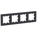Рамка 4 поста, карбон Systeme Electric ATN001004