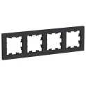 Рамка 4 поста, карбон Systeme Electric ATN001004