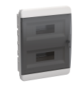 TEKFOR Корпус пластиковый ЩРВ-П-24 IP41 черная прозрачная дверь IEK TF5-KP12-V-24-41-K01-K03