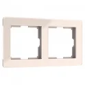 Рамка на 2 поста Acrylic айвори W0022743 Werkel a060538