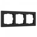 Рамка на 3 поста (черный) Hammer W0032408 Werkel a052521