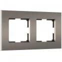 Рамка на 2 поста Slab (бронза матовый) W0022963 Werkel a062812