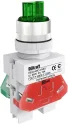 Перекл. 2 фикс. пол. I-O станд. руч. ANC-2 D22 зел. 24В AC/DC ПЕ-22 Dekraft 25072DEK
