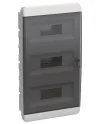 TEKFOR Корпус пластиковый ЩРВ-П-36 IP41 черная прозрачная дверь IEK TF5-KP12-V-36-41-K01-K03