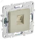 SKANDY Розетка компьютерная RJ45 кат.6 SK-K02B бежевый IEK SK-K10-2-K10