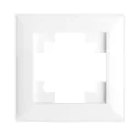 Рамка , PFR00-7001-01 1-местная, пластик, серия Катрин, белый STEKKER 39792