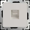 Розетка Ethernet RJ-45 (слоновая кость)W1181003 Werkel a051467